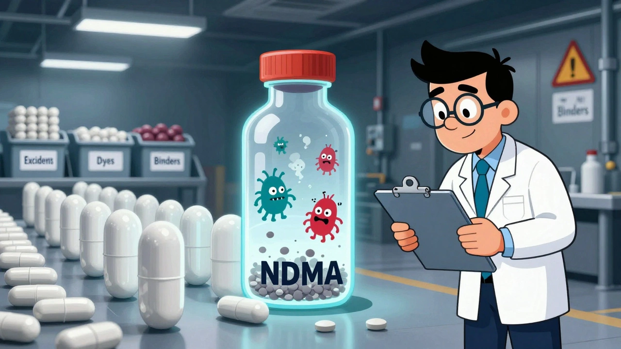 FDA inspector detecting dangerous impurities in generic drug manufacturing